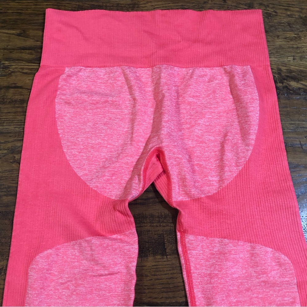 Amazon Matching Set Ribbed Bra Leggings Compression Size Large New - Picture 6 of 11